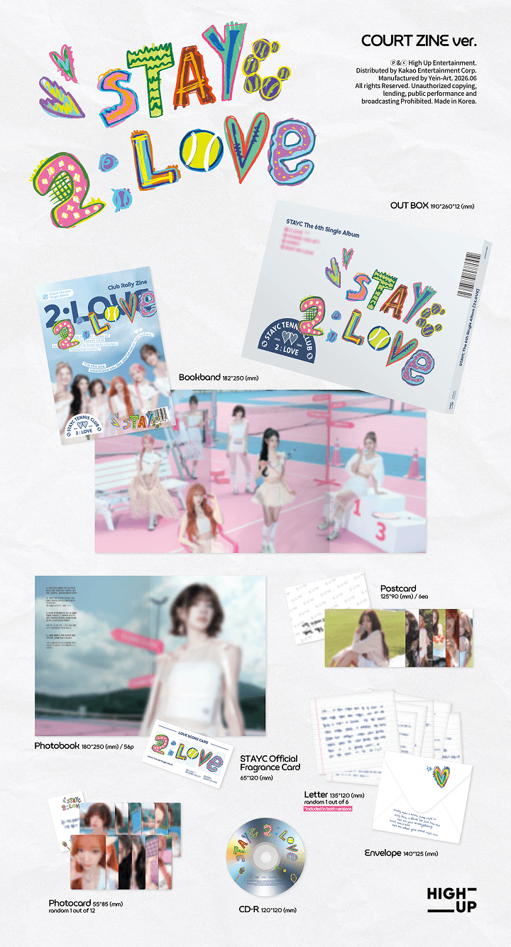The 6th Single Album [2:LOVE] COURT ZINE / PLAYER PROFILE ver. (Random) 1 detail