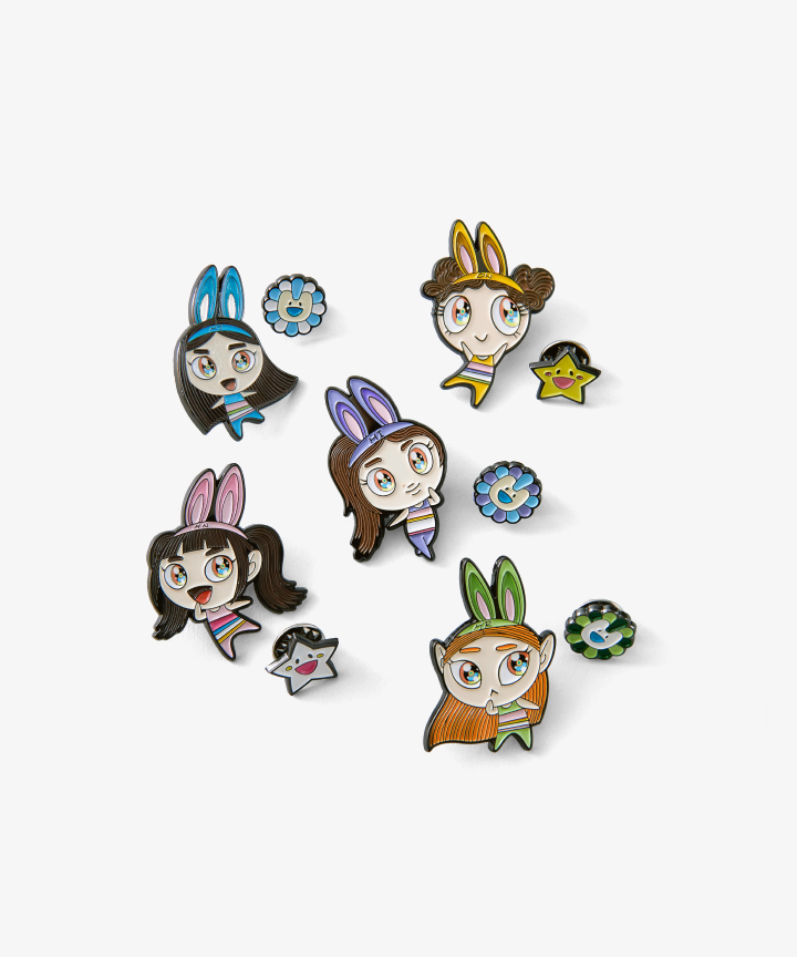 NewJeans | NewJeans X MURAKAMI METAL PIN BADGE