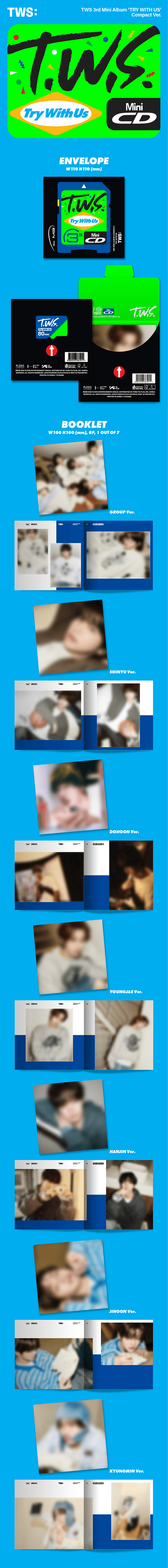 3rd Mini Album 'TRY WITH US' (Compact Ver.) (Set) 0 detail