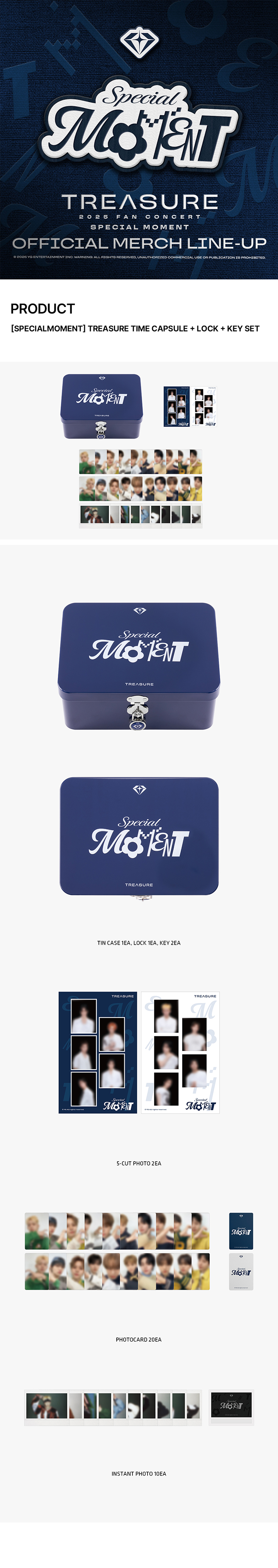 [SPECIALMOMENT] TREASURE TIME CAPSULE + LOCK + KEY SET 0 detail