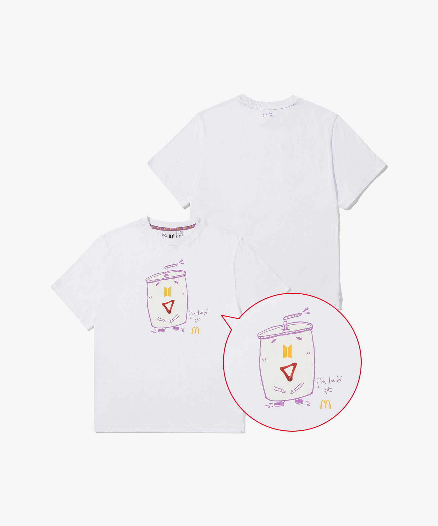 BTS | BTSxMcD] SAUCY S/S T-SHIRT (Jin)