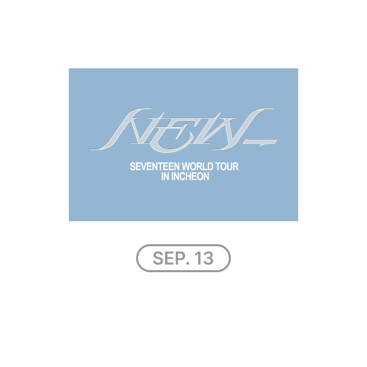 SEVENTEEN ジョンハン 仁川 会場限定 HEAVEN SEVENTEEN セブチ NEW_ IN INCHEON 仁川限定 コンプ SEVENTEEN