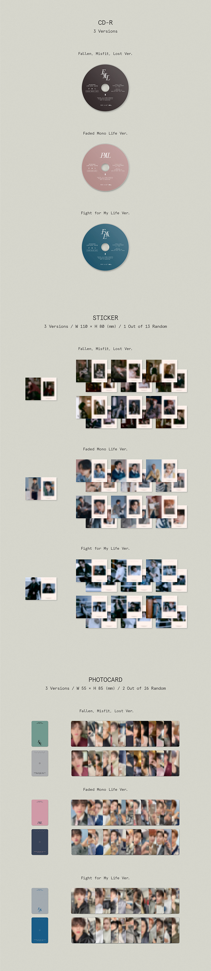 SEVENTEEN | 10th Mini Album 'FML' (Random)