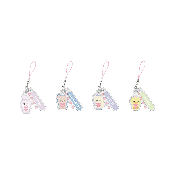 [DEADLINETOUR] BLACKPINK CHARACTER LIGHT STICK AIRTUBE KEYRING