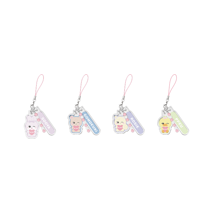 [DEADLINETOUR] BLACKPINK CHARACTER LIGHT STICK AIRTUBE KEYRING_0