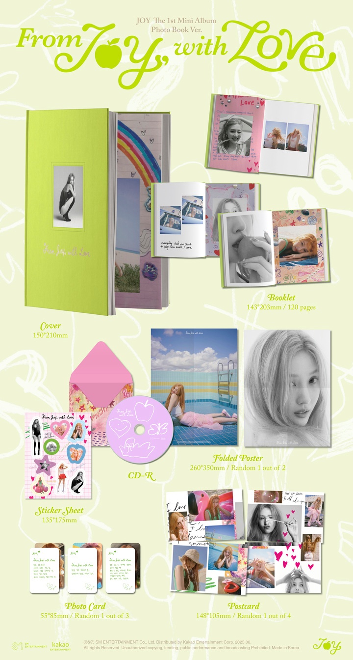 The 1st Mini Album [From JOY, with Love] (Photo Book Ver.) 0 detail
