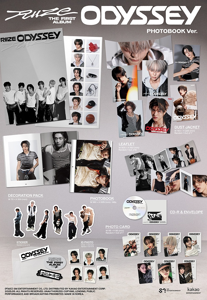 [LUCKYDRAW] The 1st Album [ODYSSEY] (PHOTOBOOK Ver.) (Random) 1 detail