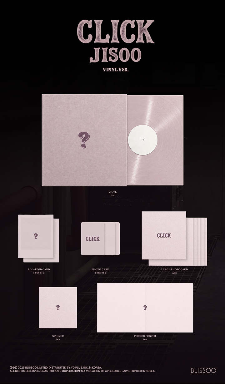 JISOO CLICK Single Album [click] Vinyl Ver.