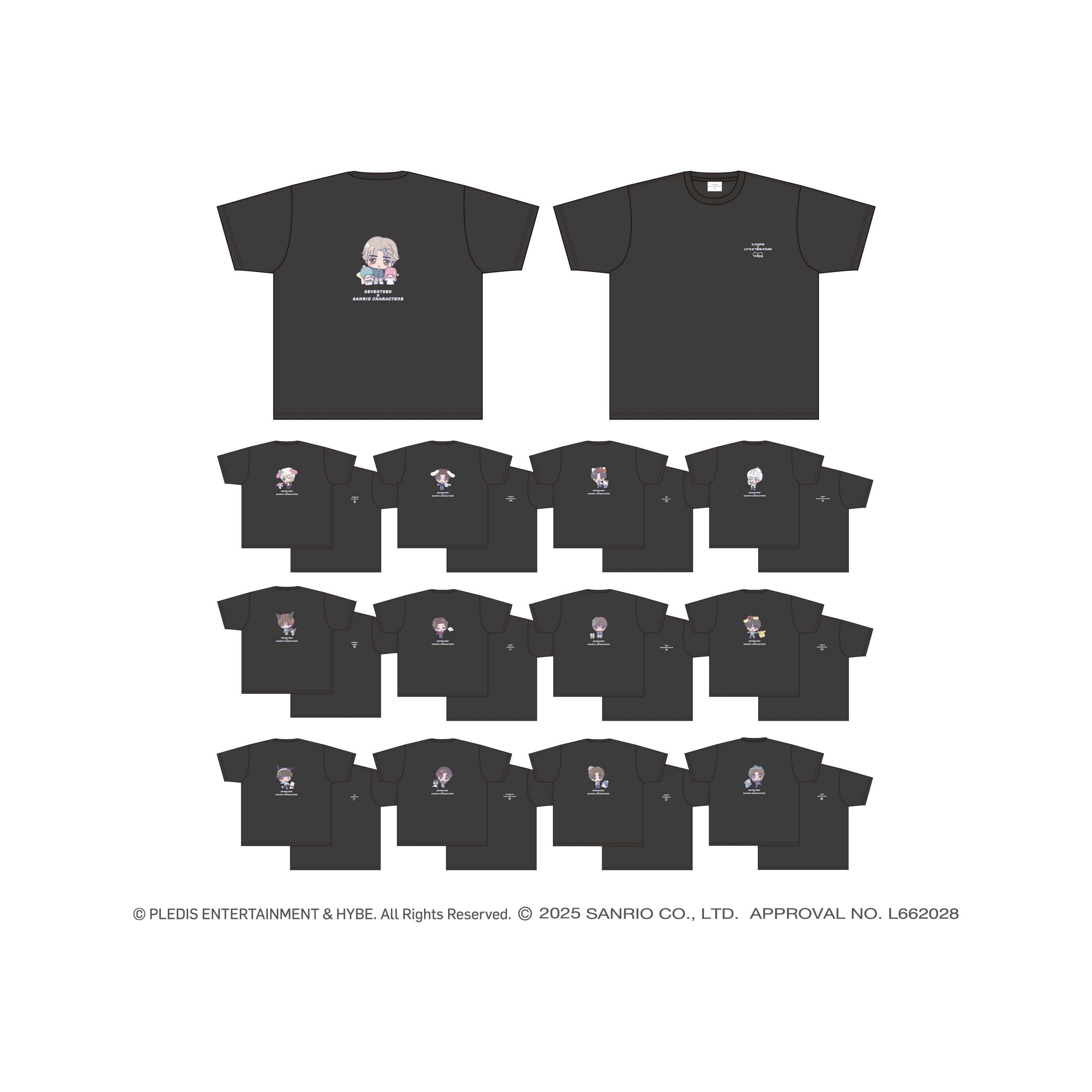 [SEVENTEEN x SANRIO CHARACTERS]Tシャツ