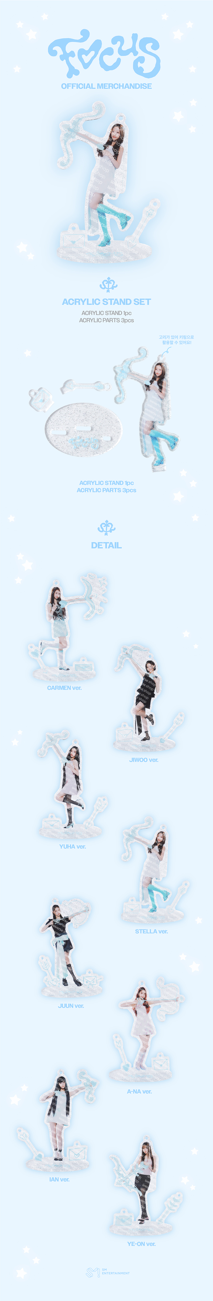ACRYLIC STAND SET 1 detail