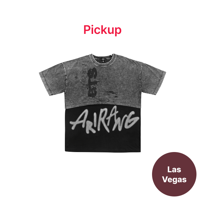 【タイムセール】BTS US限定 Layered T-shirt ダークグレー BTS | [LAS VEGAS] [US Exclusive] S/S Layered T-shirt (Dark Gray)