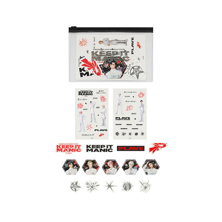 [KEEP IT MANIC]2026 TOUR STICKER PACK_JAPAN