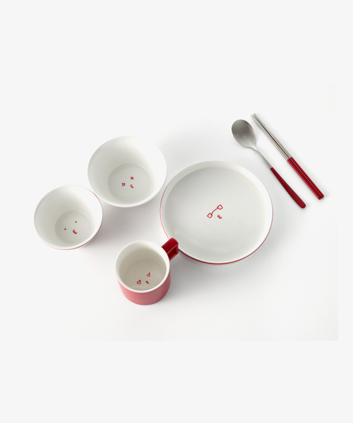 SEVENTEEN | [WOOZI] PPYOPPYOTICON Rice Bowl Set