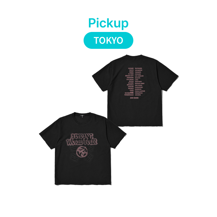 BTS TOKYO S/S Tour T-Shirt (Black) Mサイズ BTS | [TOKYO] S/S Tour T-Shirt (Black) (JP Ver.)