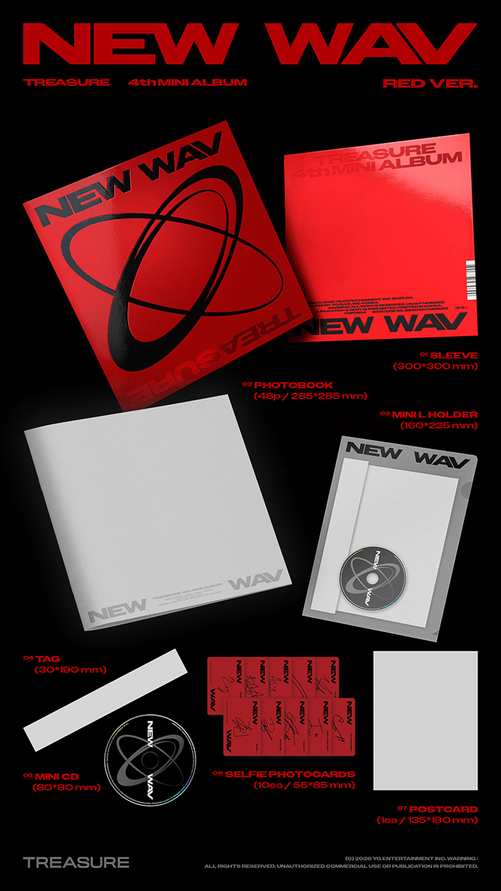 [EARLY-BIRD] 4th MINI ALBUM [NEW WAV] RED VER. / ICE VER. (SET) 1 detail
