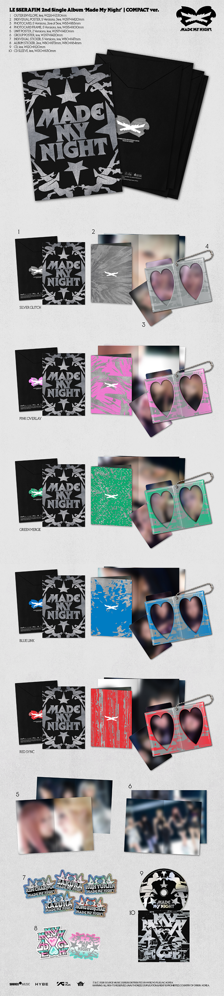 2nd Single Album 'Made My Night' (COMPACT ver.) (Random) 1 detail
