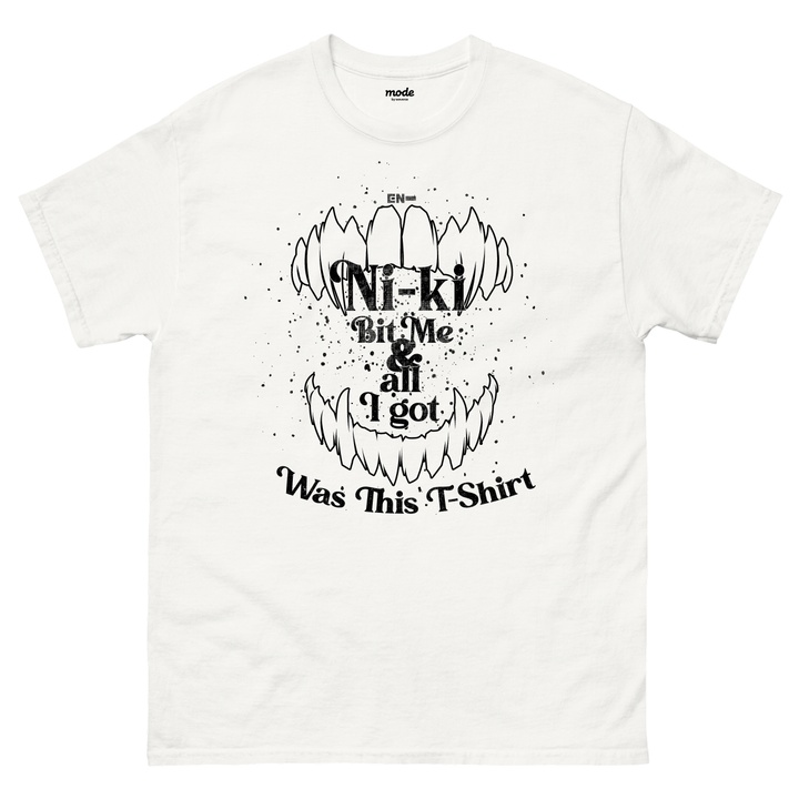 [NI-KI] Bit Me S/S Tee (White)