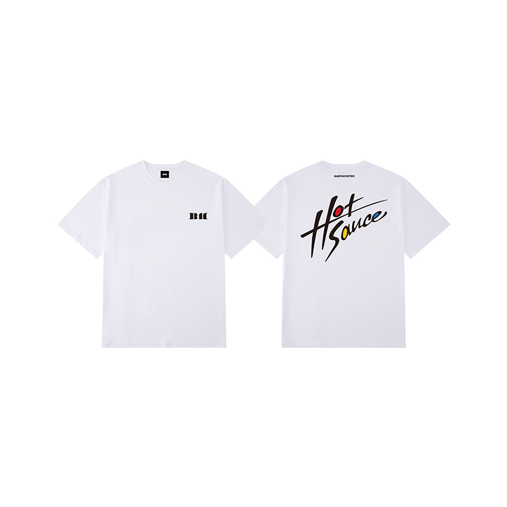 [HOTSAUCE] BABYMONSTER LOGO T-SHIRT_WHITE
