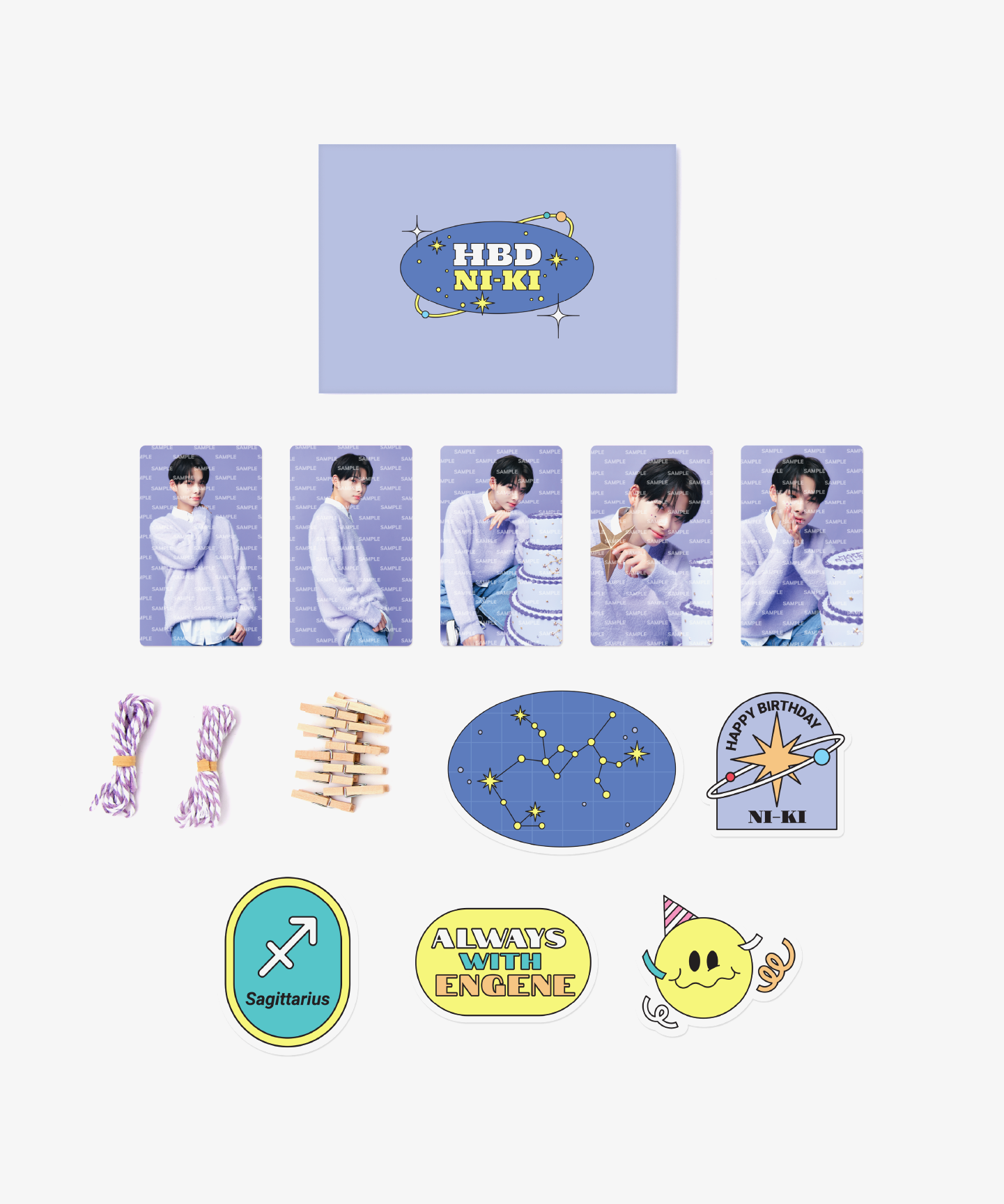 [NI-KI] DIY PHOTO CARD GARLAND