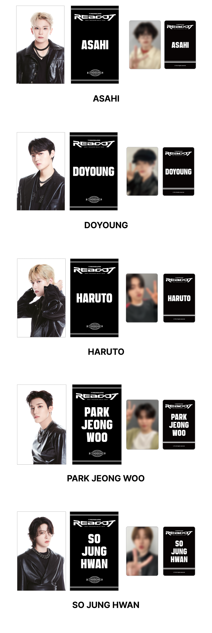 [REBOOTTOUR] TREASURE SLOGAN TOWEL 2 detail