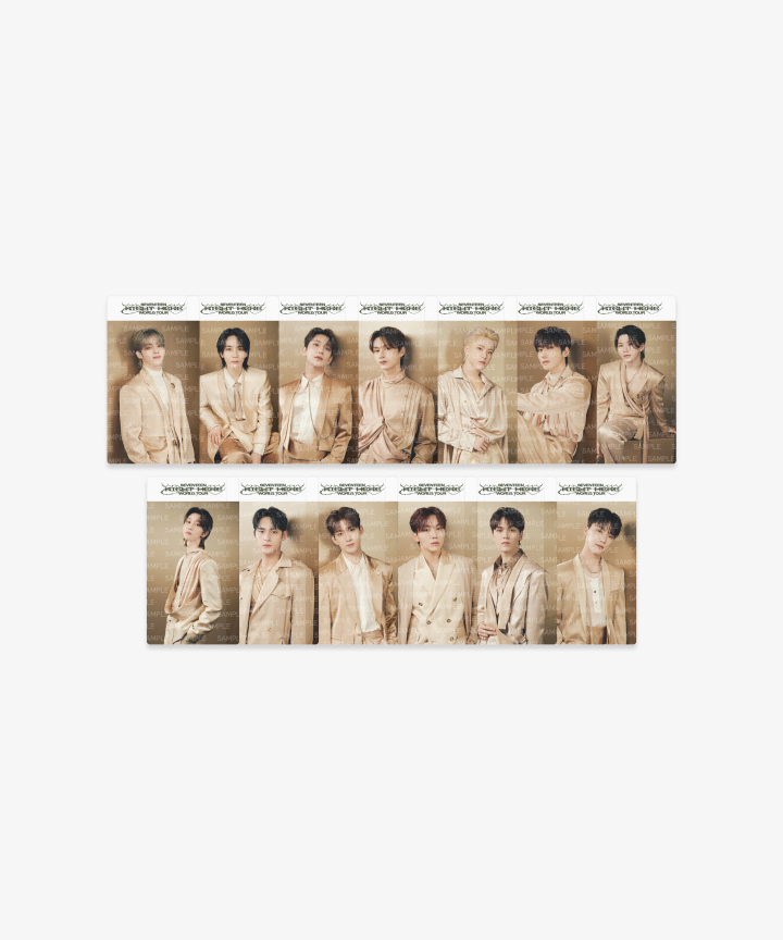SEVENTEEN | Clear Bookmark Set