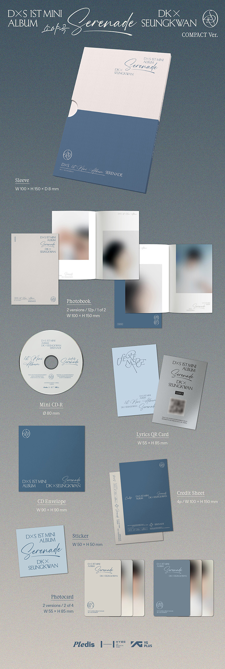 SEVENTEEN | DxS 1st Mini Album 'Serenade' (COMPACT Ver.)