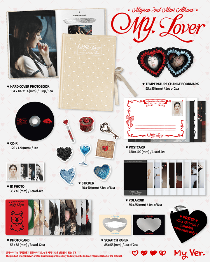 2nd Mini Album [MY, Lover] Set 0 detail