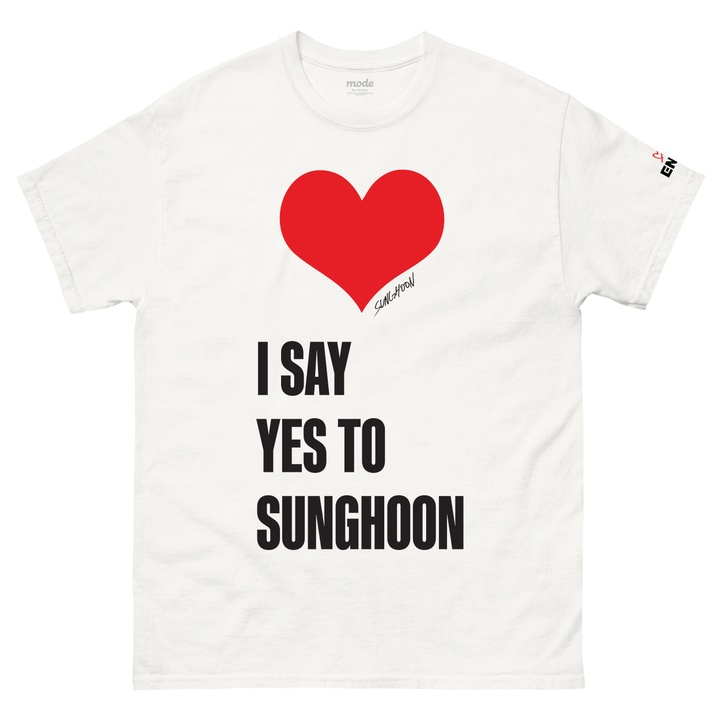 [SUNGHOON] I SAY YES S/S Tee (White)