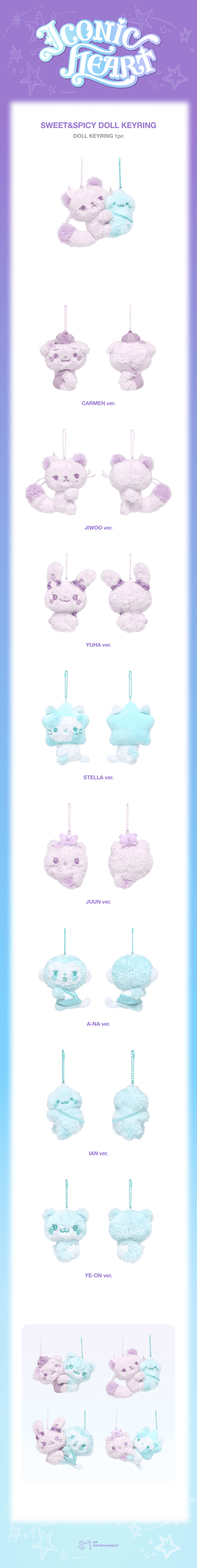 SWEET&SPICY DOLL KEYRING 1 detail