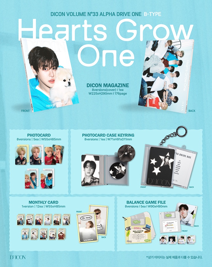 DICON VOLUME N°33 ALPHA DRIVE ONE HEARTS GROW ONE (SET) 1 detail