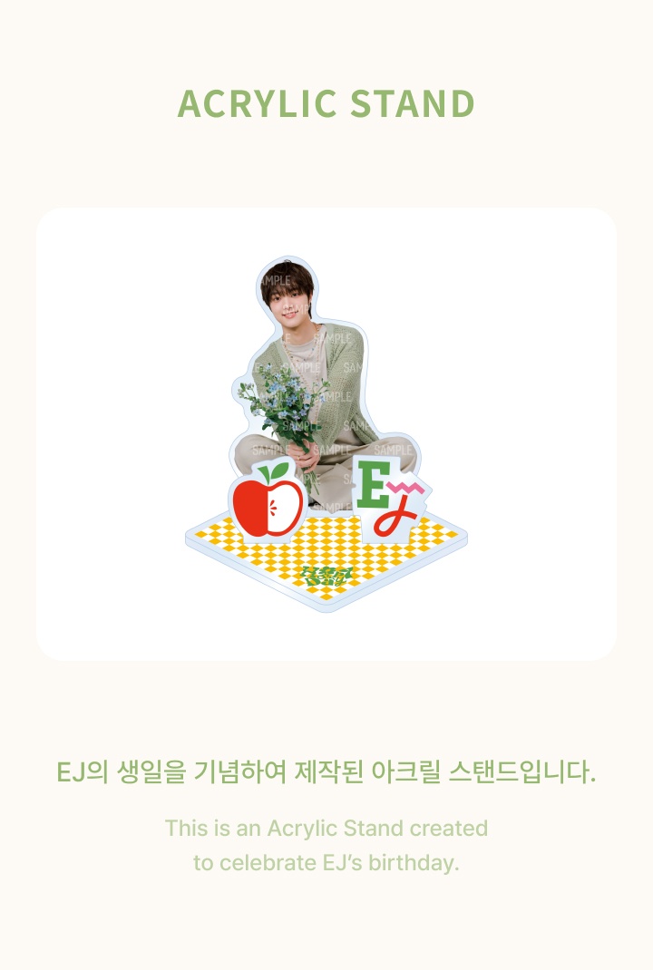 [EJ] ACRYLIC STAND 1 detail