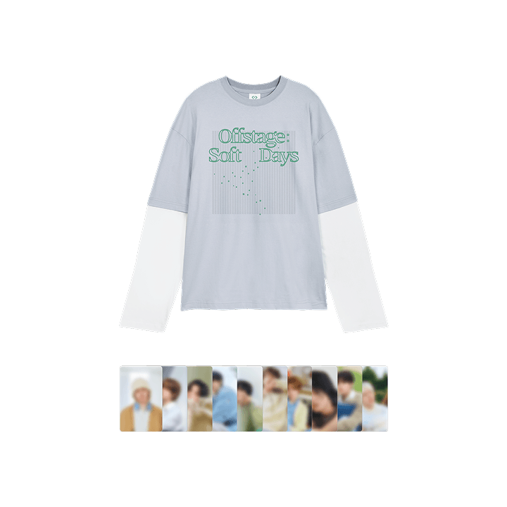[SOFTDAYS] TREASURE LAYERED LONG SLEEVE T-SHIRT