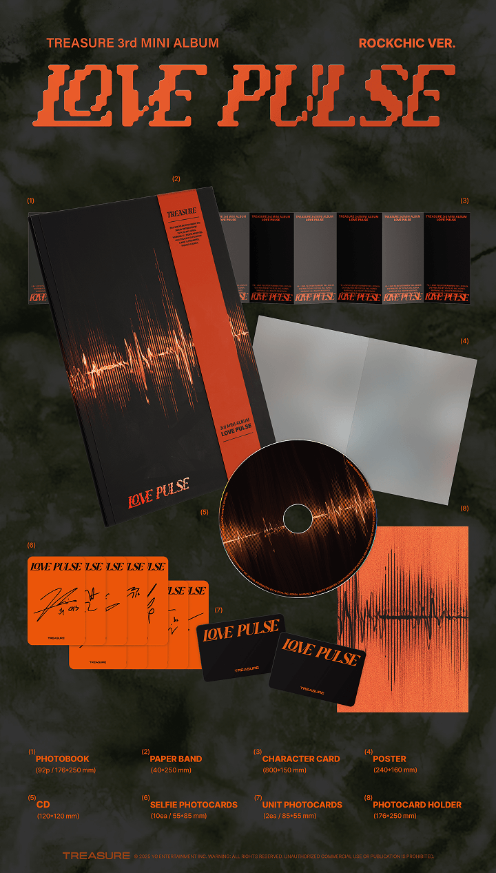 3rd MINI ALBUM [LOVE PULSE] METAL & STREET & ROCKCHIC VER. (Set) 2 detail