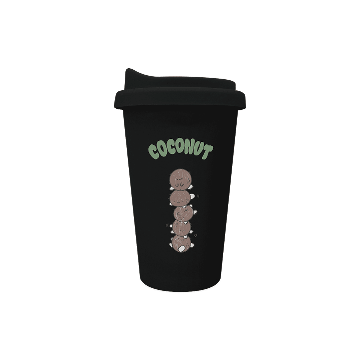Coconut Reusable Tumbler (Black)