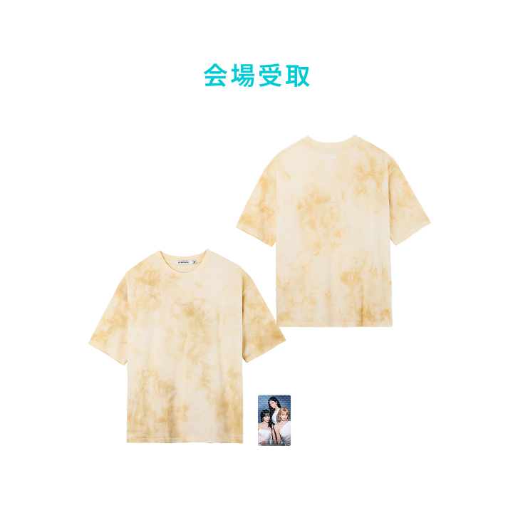 [PUREFLOW JAPAN]TIE-DYE T-SHIRT (CREAM), listed by the store