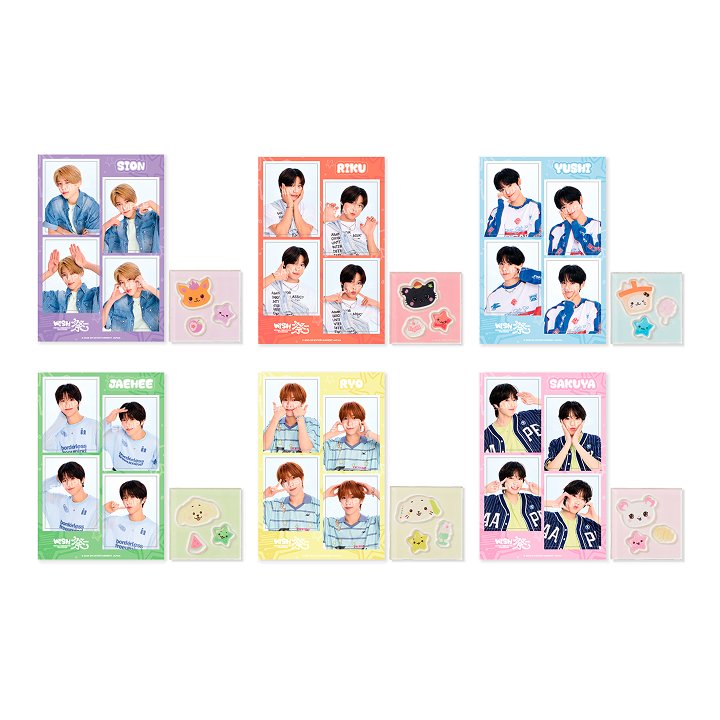 [WISH祭] 4カットフォト＋アクリルステッカーセット