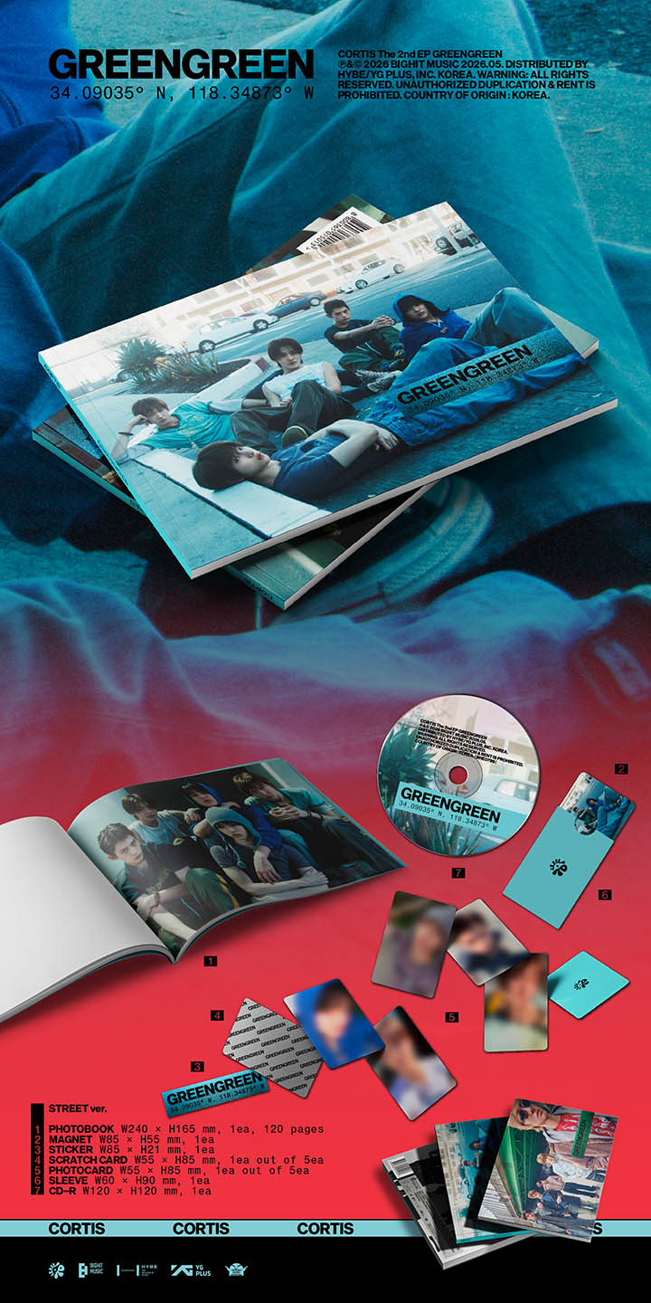 CORTIS - GREENGREEN ALBUM | PHOTOBOOK VER (RANDOM)