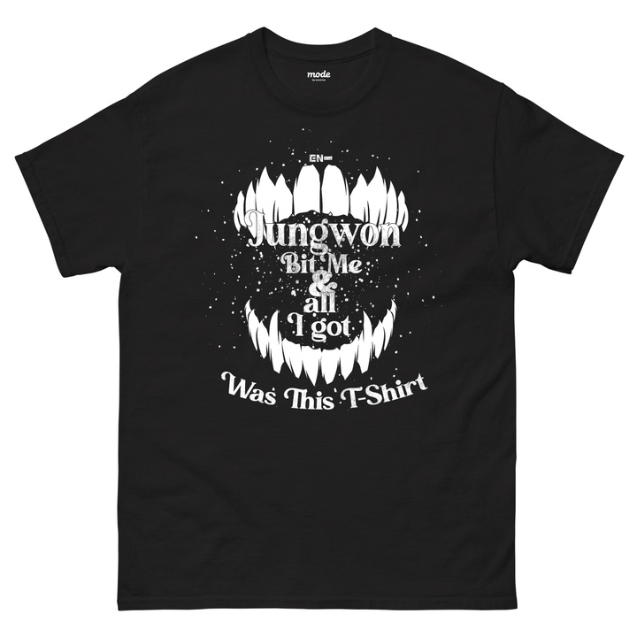 [JUNGWON] Bit Me S/S Tee (Black)