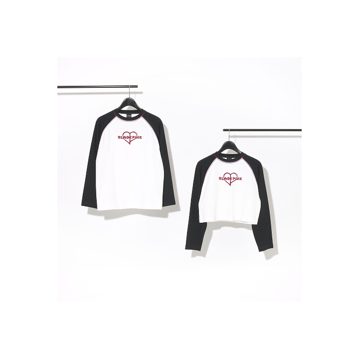 [DEADLINE IN JAPAN POP-UP]ロングスリーブTシャツ -BLACKPINK LOGO-（BLACK×WHITE）