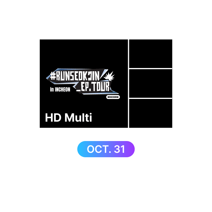 #RUNSEOKJIN_EP.TOUR_ENCORE HD Multi-view 4 (10/31)