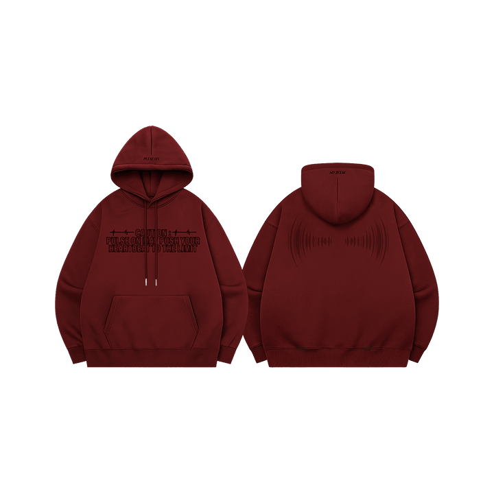 [PULSEONSEOUL] TREASURE HOODIE_BURGUNDY