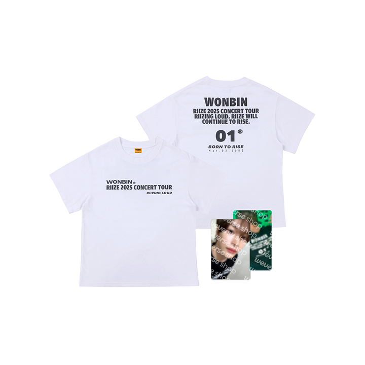 RIIZE | T-SHIRT SET (WHITE)