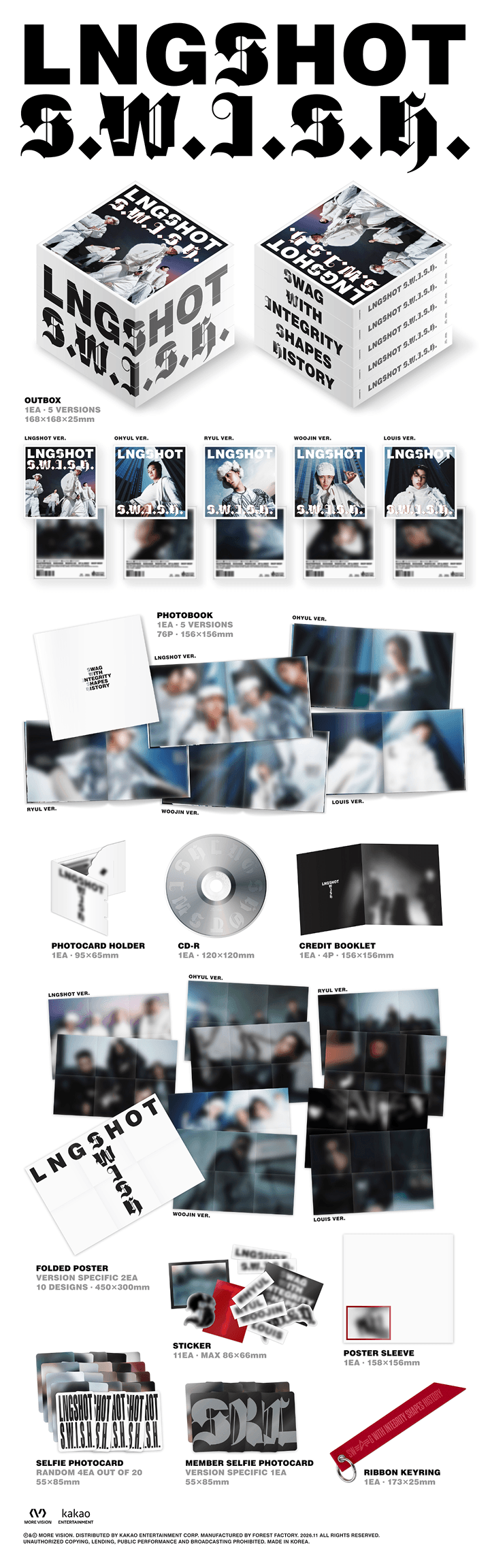EP ALBUM [S.W.I.S.H.] Standard Ver. (Set) 1 detail