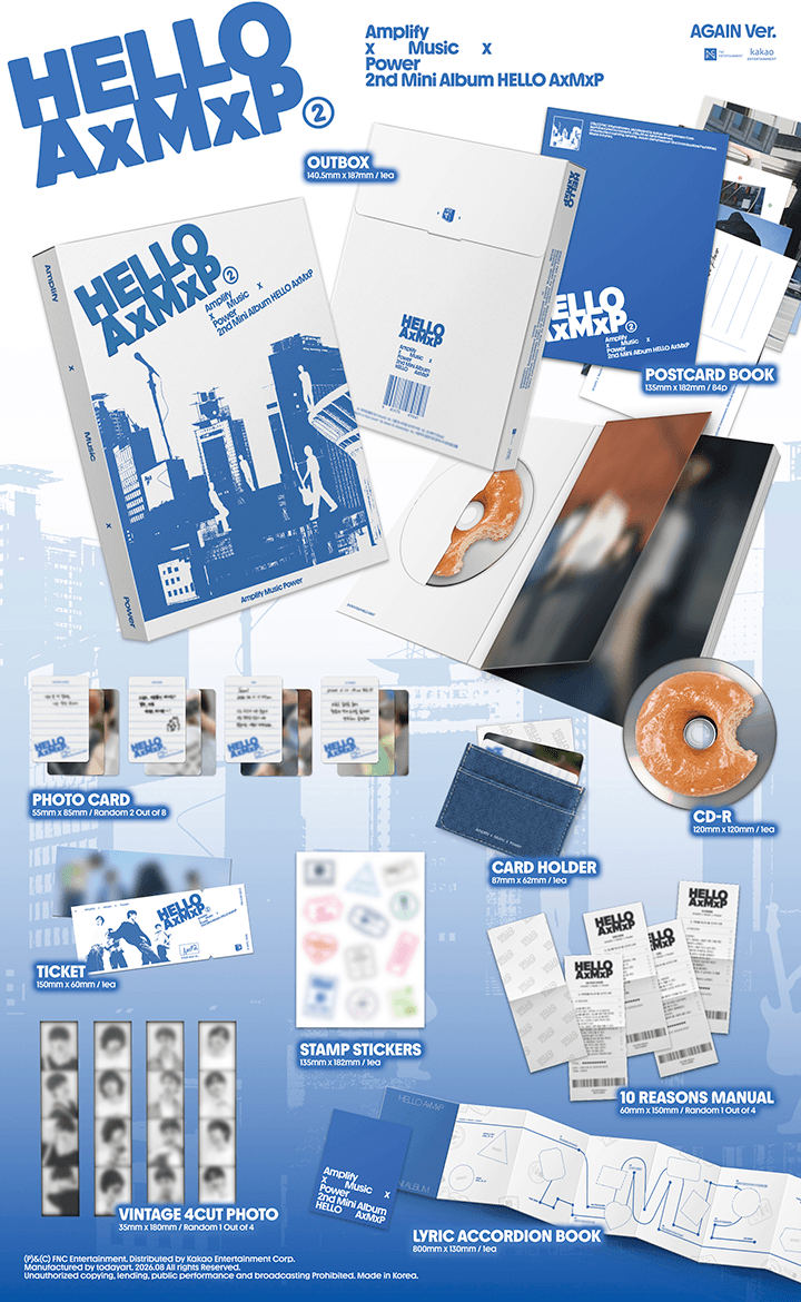 The 2nd Mini Album [HELLO AxMxP] (AGAIN Ver.) 0 detail