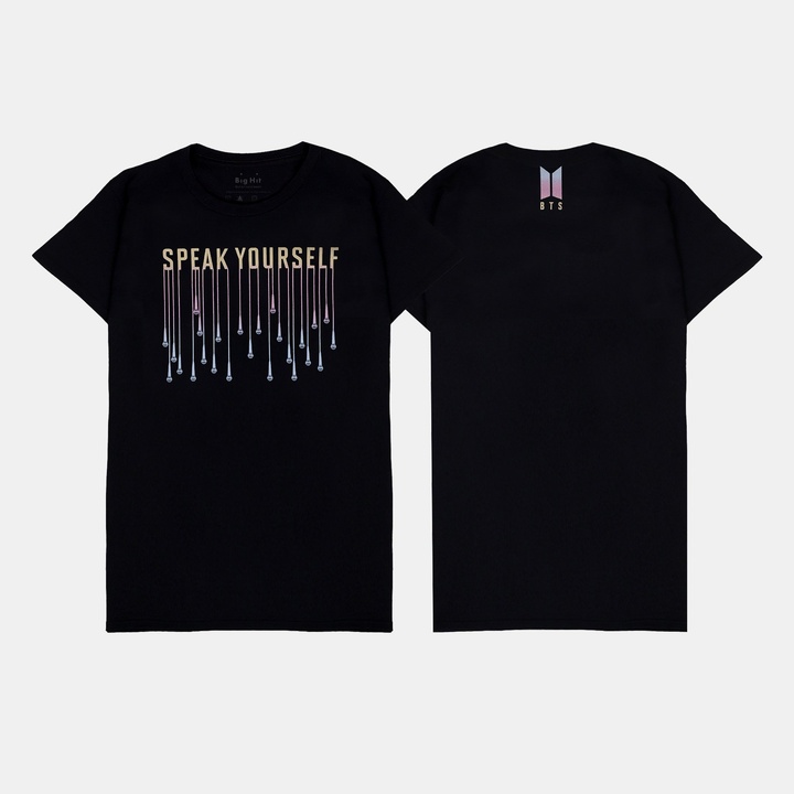 WOMEN'S T-SHIRT [MIC DROP : BLACK]_0