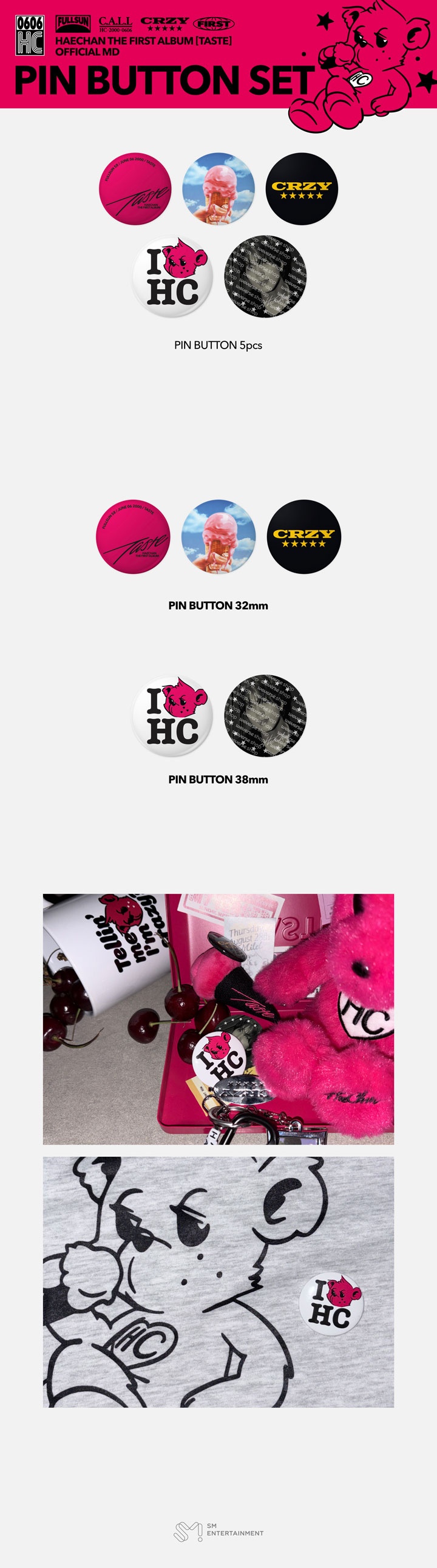 PIN BUTTON SET 0 detail