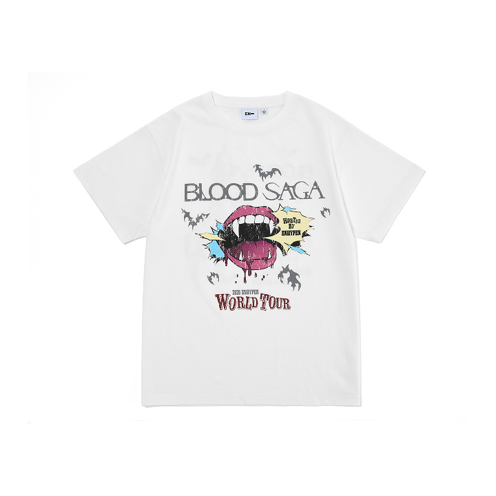 [BLOOD SAGA]S/S T-SHIRT(White)