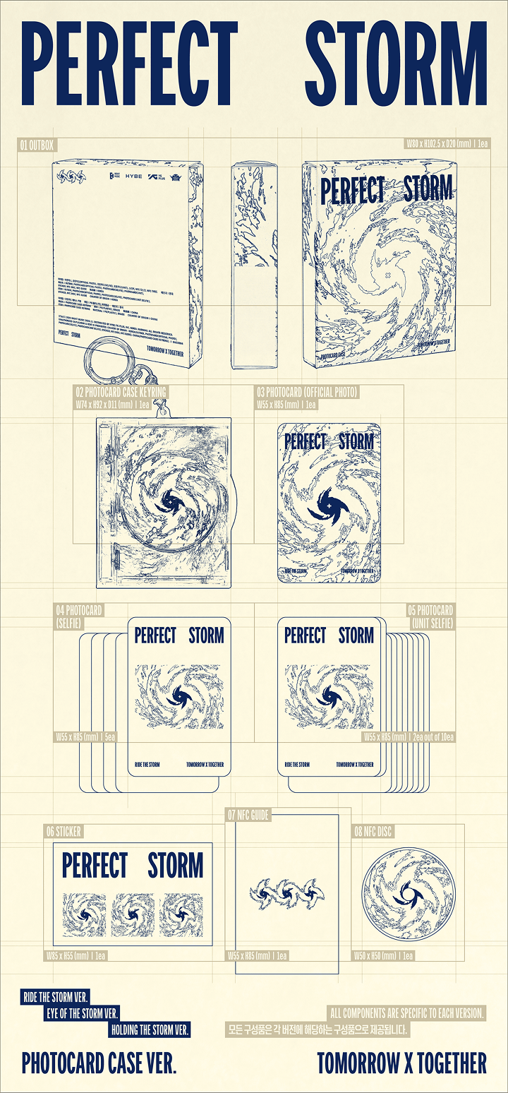 9th Mini Album 'PERFECT STORM' (Photocard Case Ver.) (Random) 1 detail