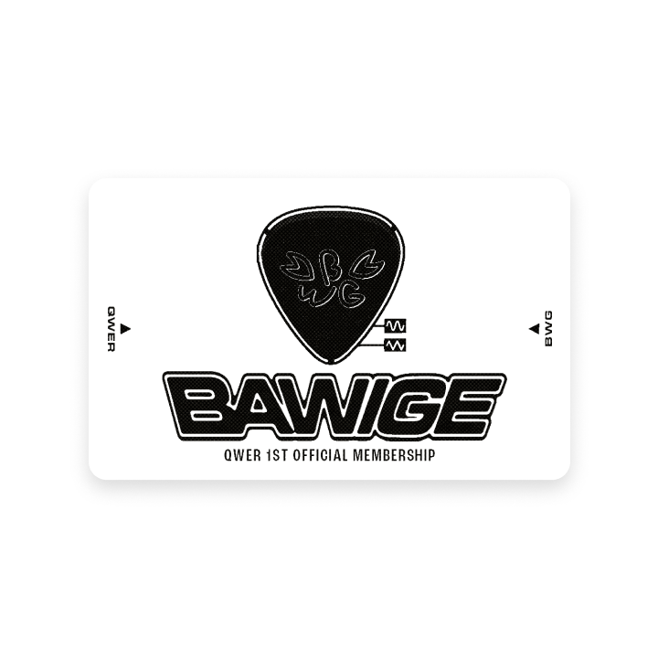QWER メンバーシップキット BAWIGE MEMBERSHIP KIT QWER | BAWIGE 1ST MEMBERSHIP