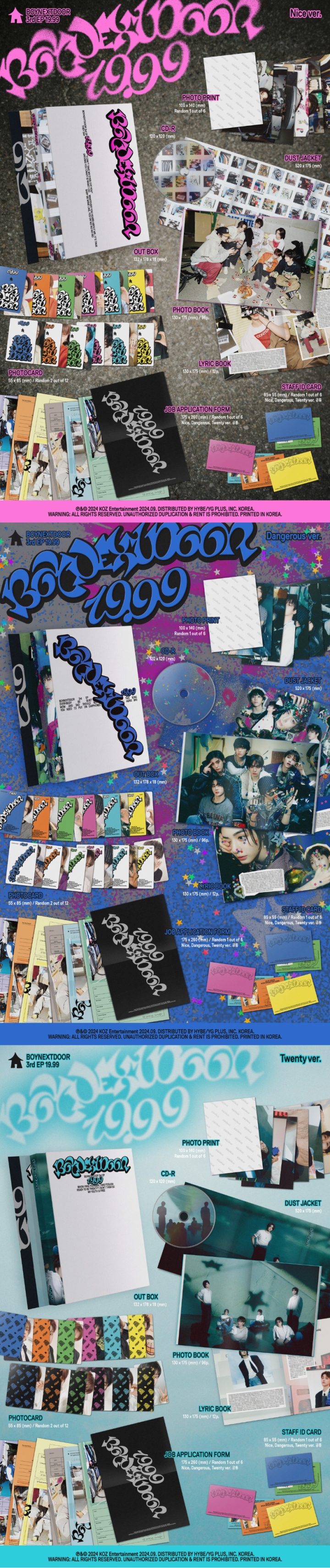 [COMEBACK SHOWCASE] 3rd EP [19.99] (Random) 1 detail